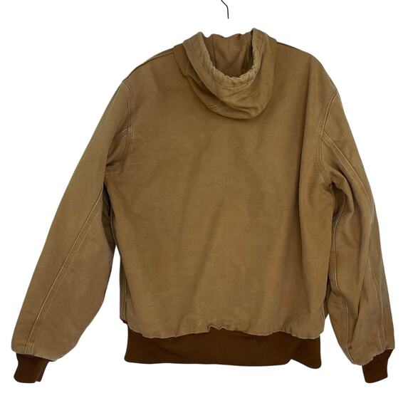 Carhartt J131 Thermal Lined Canvas Full Zip Hooded Jacket Men's size XL - Picture 10 of 16